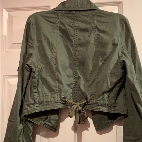 Army Green Casual Jacket - Picture 5 of 5
